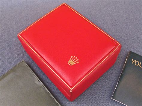 vintage rolex red box original|rare old rolex box.